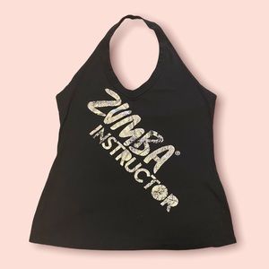 ZUMBA INSTRUCTOR halter top!!! Small